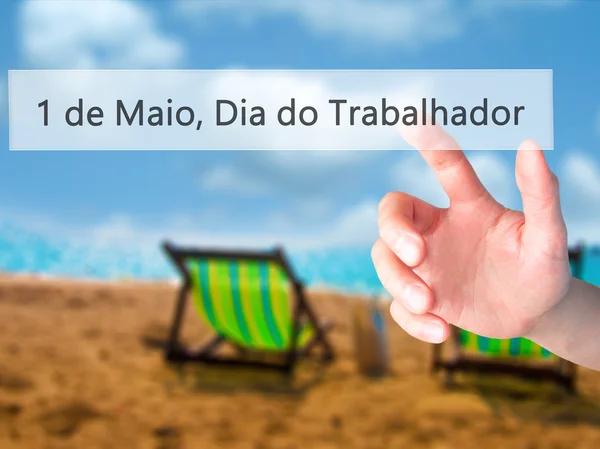 1 de Maio, Dia do Trabalhador (1 de Maio, Dia do Trabalhador) ) — Fotografia de Stock