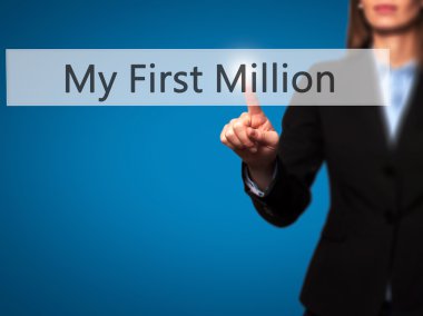 Üzerinde ipotek - işkadını el basarak düğmesini refinance 