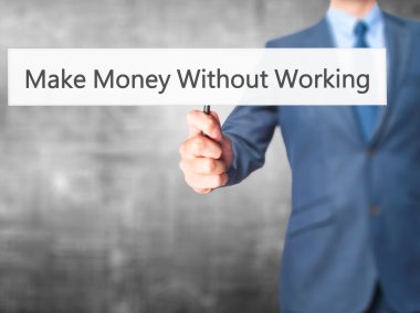 Çalışmadan Para Kazanın - İşadamı el tutma işareti