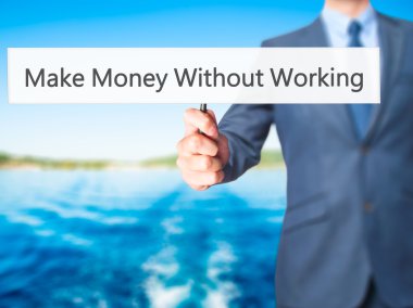 Çalışmadan Para Kazanın - İşadamı el tutma işareti