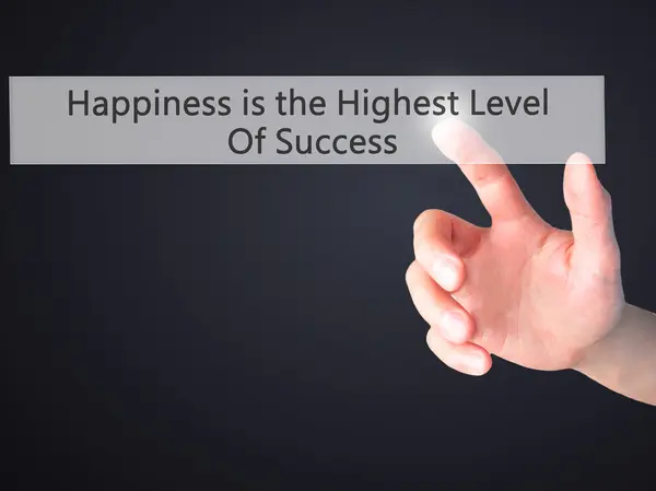 Štěstí je nejvyšší úroveň úspěchu-ruka zmáčknutí zadku — Stock fotografie