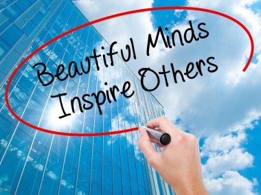 Adam el güzel kafasında ilham diğerleri ile siyah marke yazma