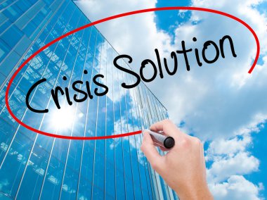 Adam el kriz çözüm ile siyah kalemi görsel scr yazma.