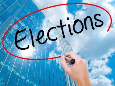 Adam el seçimleri ile siyah kalemi görsel ekranda yazma.