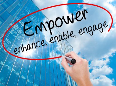 Empower geliştirmek, adam el yazma etkinleştirmek için kara leke ile meşgul