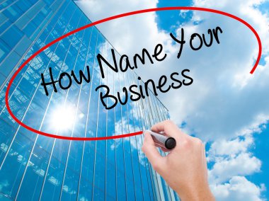 Adam el Hostel siyah kalemi ile görsel ekranda yazma.