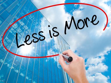 Adam el Hostel siyah kalemi ile görsel ekranda yazma.