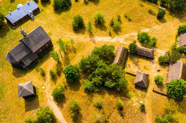 Маврикійський Дерев Яний Архітектурний Парк Старовинний Будинок Музеї Просто Неба — стокове фото