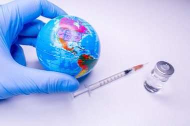 Corona virüsü salgını. Salgın virüsü koruma kavramı.