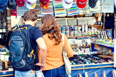 Çift salonu tatilde iken Roma Hediyelik eşyalar için