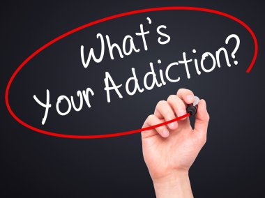 Adam el bağımlılık yazıyor? Vis ile siyah kalemi