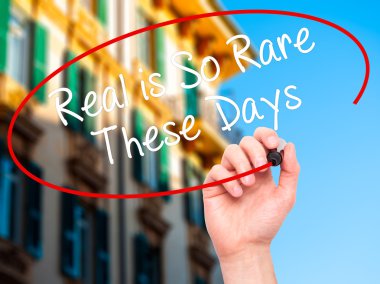 Adam el gerçek yazma çok nadir bu gün ile siyah kalemi açıktır