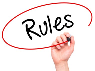 Adam el kuralları ile siyah kalemi görsel ekranda yazma..