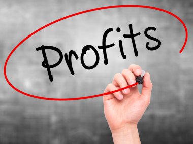 Adam el kar ile siyah kalemi görsel ekranda yazma..