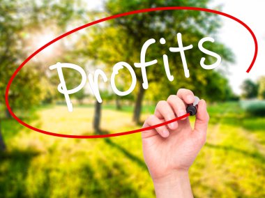 Adam el kar ile siyah kalemi görsel ekranda yazma..