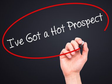 Adam el VI üzerinde siyah kalemi ile sıcak bir umudu var yazma