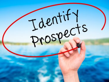 Adam el tanımlamak umutları ile siyah kalemi görsel üzerinde yazılı. 