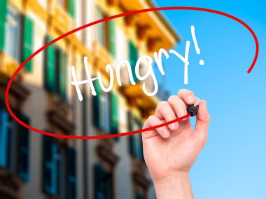 Adam el yazma aç! görsel ekran ile siyah kalemi