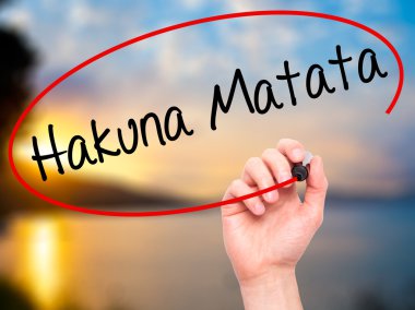 Adam el Hakuna Matata yazma (Swahili ifade; 