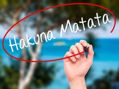 Adam el Hakuna Matata yazma (Swahili ifade; 