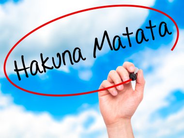 Adam el Hakuna Matata yazma (Swahili ifade; 