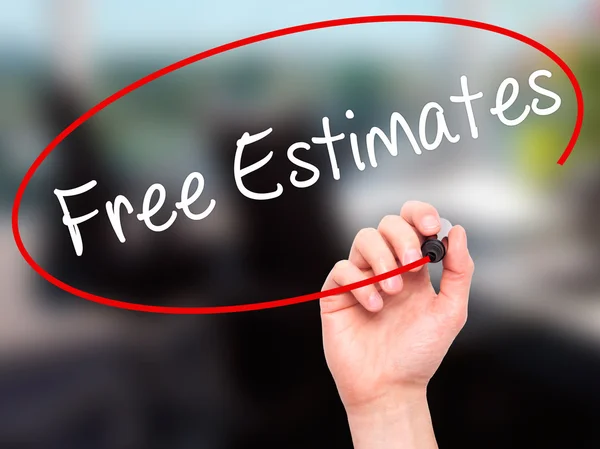 Adam el ücretsiz tahminleri ile siyah kalemi görsel scre yazma.