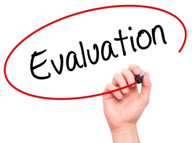 Adam el değerlendirme ile siyah kalemi görsel ekranda yazma.