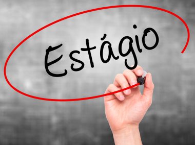 Adam el Estagio (staj Portekizce yazmak)
