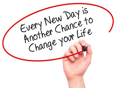 Her yeni gün yazma adam el değiştirmek için bir şans olduğunu, 