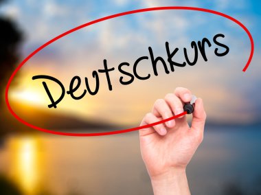 Adam el Deutschkurs (Almanca Kursu Almanca) blac ile yazma