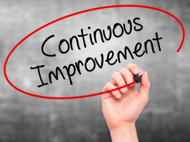 Adam el vis siyah kalemi ile sürekli iyileştirme yazma