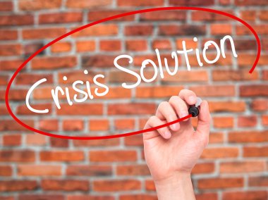 Adam el kriz çözüm ile siyah kalemi görsel scr yazma.