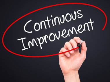 Adam el vis siyah kalemi ile sürekli iyileştirme yazma