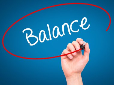 Adam el dengesi ile siyah kalemi görsel ekranda yazma.