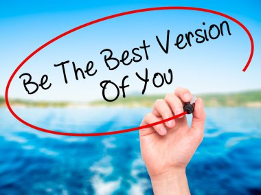 Adam el ile siyah kalemi olmak en iyi sürüm Of You yazma