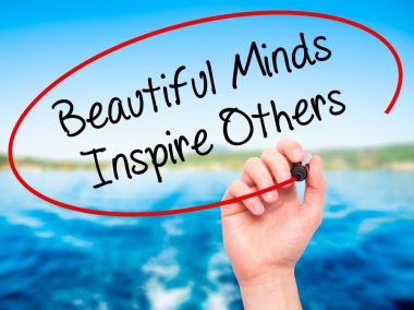 Adam el güzel kafasında ilham diğerleri ile siyah marke yazma