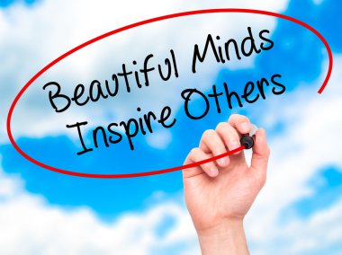 Adam el güzel kafasında ilham diğerleri ile siyah marke yazma