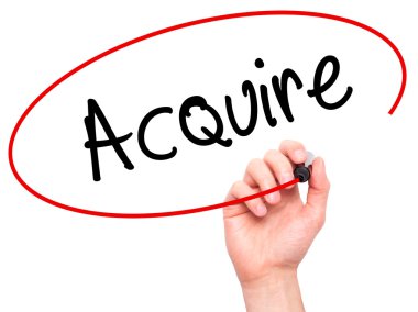 Adam el ele geçirme ile siyah kalemi görsel ekranda yazma