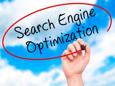 Adam el ile siyah kalemi yazma arama motoru optimizasyonu