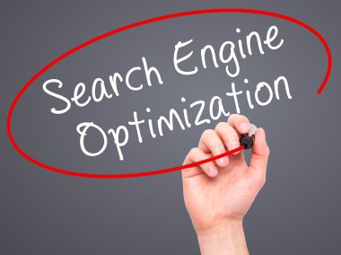 Adam el ile siyah kalemi yazma arama motoru optimizasyonu