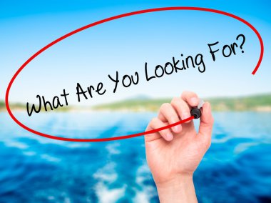 Ne Are sen seyir için yazma adam el? üzerinde siyah kalemi ile 