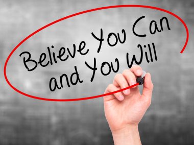 Adam el inanıyorum yapabilirsin ve yapacaksın siyah kalemi ile yazma 