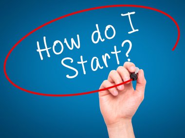 Nasıl yapmak ı başlamak el yazma adamım? görsel scr üzerinde siyah kalemi ile