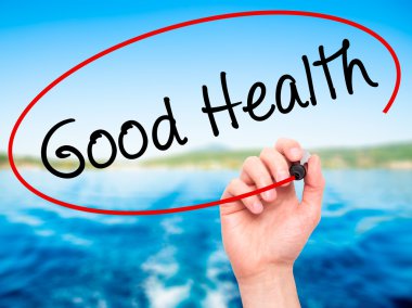 Görsel ekran siyah kalemi ile el yazma iyi sağlık dostum