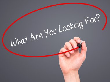 Ne Are sen seyir için yazma adam el? üzerinde siyah kalemi ile 