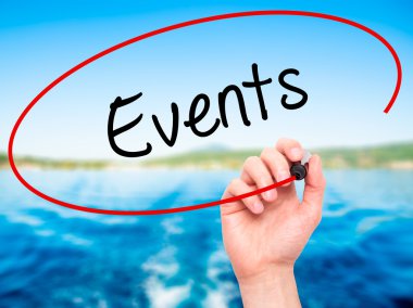 Adam el olaylarını siyah kalemi ile görsel ekranda yazma.