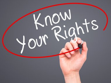 Adam el biliyorum Sayın hakları ile siyah kalemi görsel sc yazma.