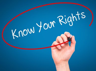 Adam el biliyorum Sayın hakları ile siyah kalemi görsel sc yazma.