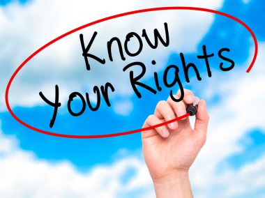 Adam el biliyorum Sayın hakları ile siyah kalemi görsel sc yazma.