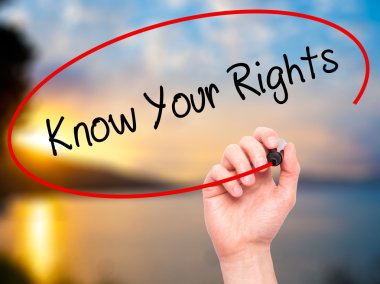 Adam el biliyorum Sayın hakları ile siyah kalemi görsel sc yazma.